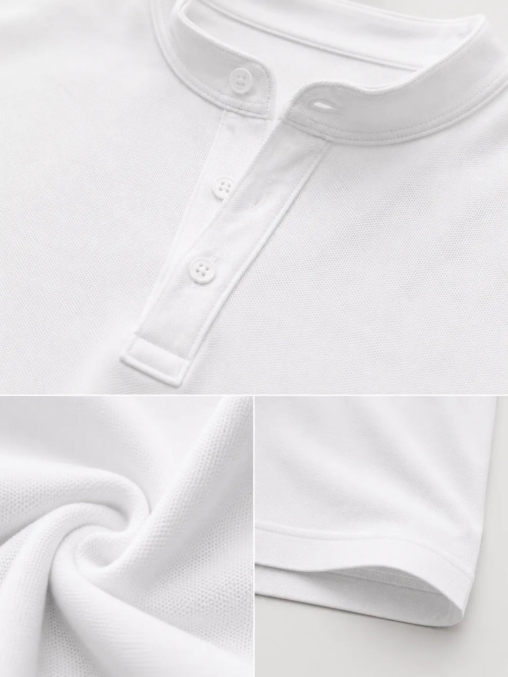 Camisa Masculina Gola Padre Henley