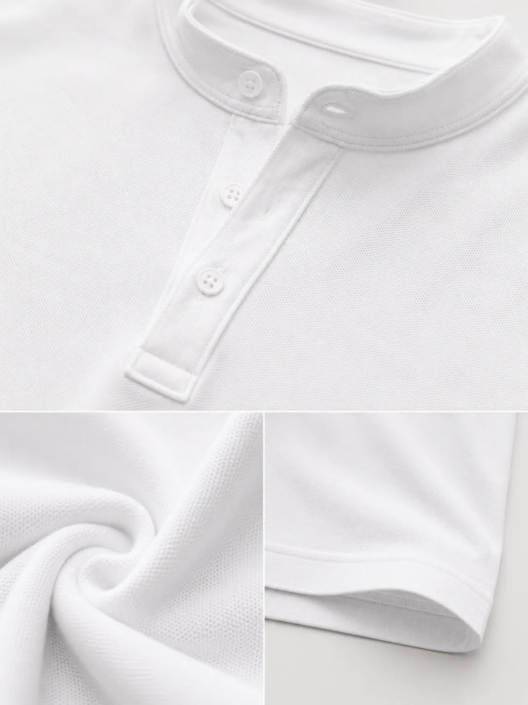 Camisa Masculina Gola Padre Henley